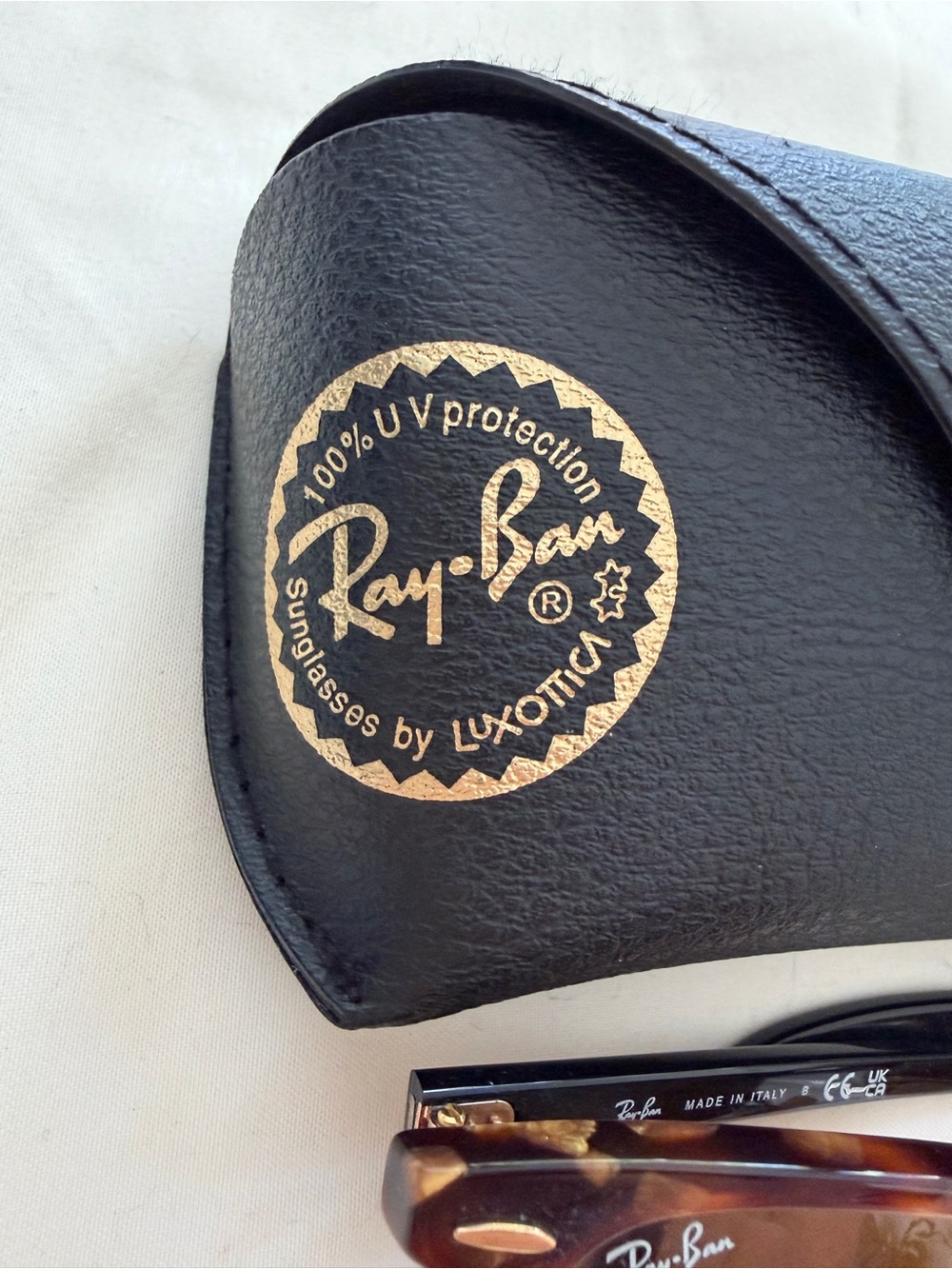 Ray-Ban Clubmaster Style Women’s Sunglasses - Brown Tortoise - Picture 4 of 4